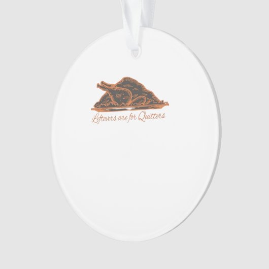 Die Bedienelemente sind für Quitters Graphic Class Ornament (Vorderseite)