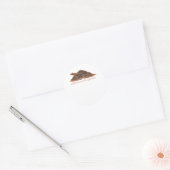 Die Bedienelemente sind für Quitters Graphic Class Runder Aufkleber (Umschlag)