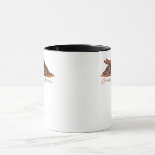 Die Bedienelemente sind für Quitters Graphic Class Tasse (Zentrum)