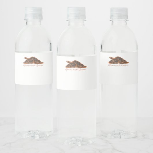 Die Bedienelemente sind für Quitters Graphic Class Wasserflaschenetikett (Flaschen)