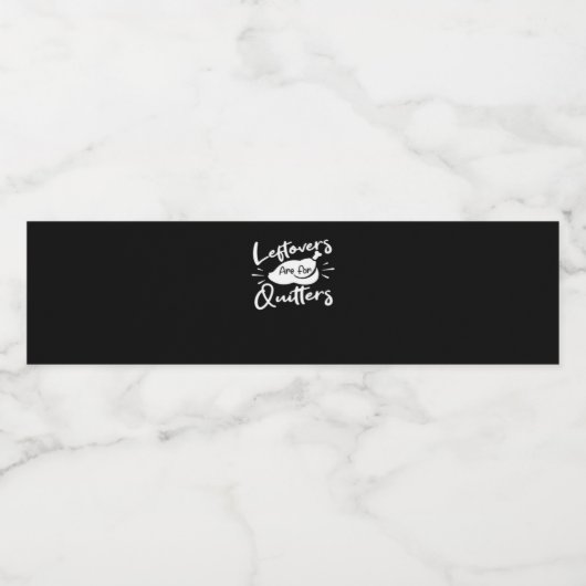 Die Bedienelemente sind für Quitters Niedlich V-Ne Wasserflaschenetikett (Einzelnes Label)