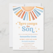 Die bedienerfreundliche Sunshine Baby Dusche lädt Einladung (Vorderseite)