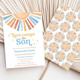 Die bedienerfreundliche Sunshine Baby Dusche lädt  Einladung