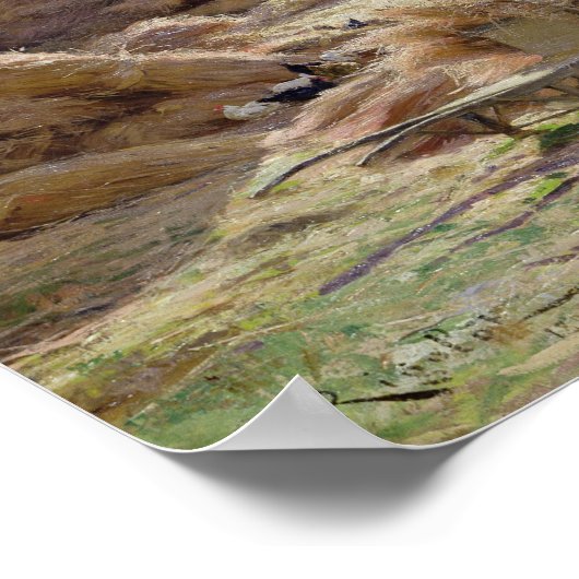 Die Bedrohung 1896 Poster (Ecke)