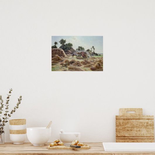 Die Bedrohung 1896 Poster (Küche)