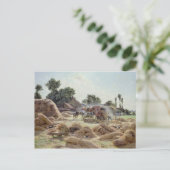 Die Bedrohung 1896 Postkarte (Stehend Vorderseite)