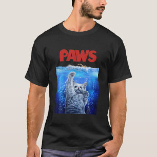 , die Bedrohung durch die weiße Siamkatze durch da T-Shirt