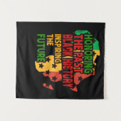 Die Beehrung der schwarzen Geschichte der Vergange Wandteppich (Vorderseite (Horizontal))