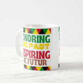 Die Beehrung der Vergangenheit, die den künftigen Kaffeetasse (Vorderseite Links)