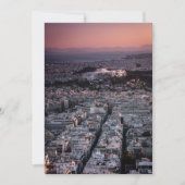 DIE BEEINDRUCKENDEN ATHEN EINLADUNG (Vorderseite)