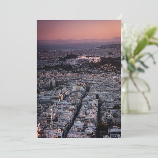 DIE BEEINDRUCKENDEN ATHEN EINLADUNG (Stehend Vorderseite)