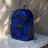 Die beerblaue funkelnde Blume Bedruckter Rucksack