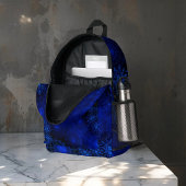 Die beerblaue funkelnde Blume Bedruckter Rucksack
