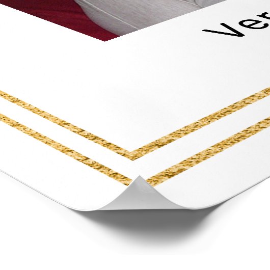 Die Beerdigung der Blumen Poster (Ecke)