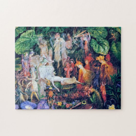 Die Beerdigung der Fee, John Anster Fitzgerald Puzzle (Horizontal)
