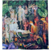 Die Beerdigung der Märchen, John Anster Fitzgerald Duschvorhang (Vorderseite)