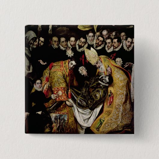 Die Beerdigung der Zählung Orgaz Button (Vorderseite)