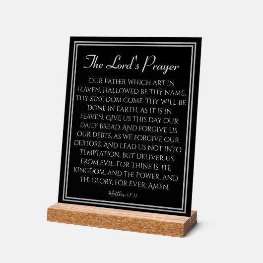 Die Beerdigung des Herrn Acrylschild (Winkel)