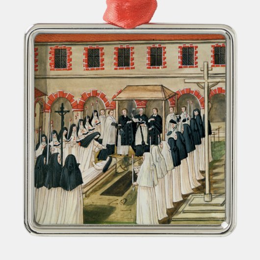 Die Beerdigung einer Nonne, von 'l'Abbaye De Ornament Aus Metall (Vorne)