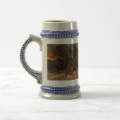 Die Beerdigung eines Wikinger Franks Dicksee 1893 Bierglas (Links)