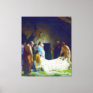 Die Beerdigung Jesu von Carl Heinrich Bloch 1873  Leinwanddruck