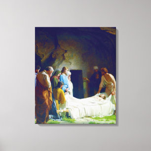 Die Beerdigung Jesu von Carl Heinrich Bloch 1873   Leinwanddruck