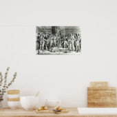 Die Beerdigung von Jean Paul Marat Poster (Küche)