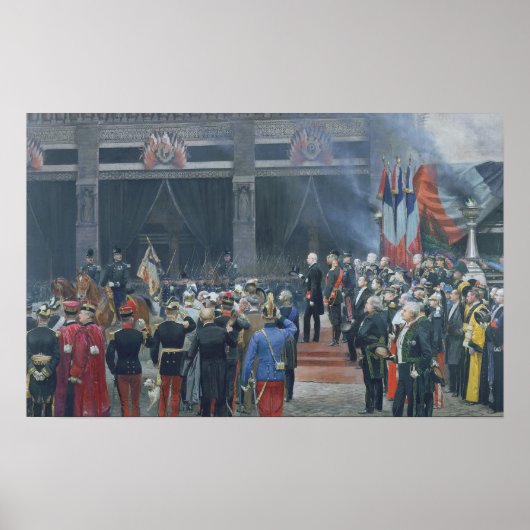 Die Beerdigung von Louis Pasteur Poster (Vorne)