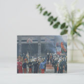 Die Beerdigung von Louis Pasteur Postkarte (Stehend Vorderseite)