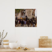 Die Beerdigung von Victor Hugo Poster (Küche)