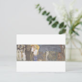 Die Beethoven-Frieze: Die feindseligen Power. Far  Postkarte (Stehend Vorderseite)