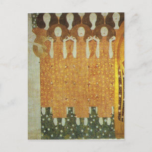 Die Beethoven-Frieze: Die Lange für das Glück Fi Postkarte