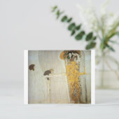 Die Beethoven-Frieze: Die Langeweile für Glück Postkarte (Stehend Vorderseite)