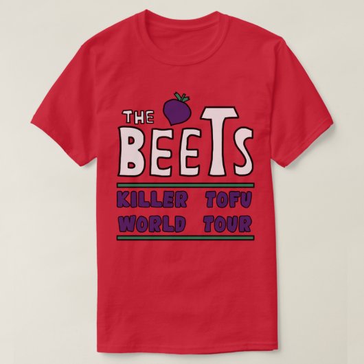 Die BeETS Killer Tofu Tour T-Shirt (Design vorne)