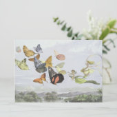 Die Beförderung der Märchenkönigin | Elf World Dankeskarte (Stehend Vorderseite)