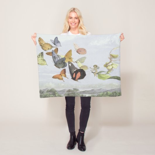 Die Beförderung der Märchenkönigin | Elf World Fleecedecke (Beispiel)