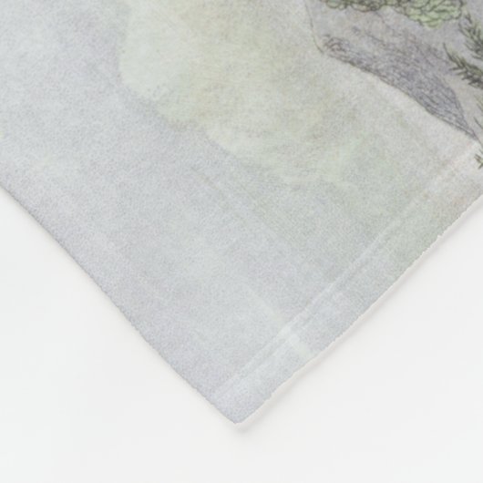 Die Beförderung der Märchenkönigin | Elf World Fleecedecke (Ecke)