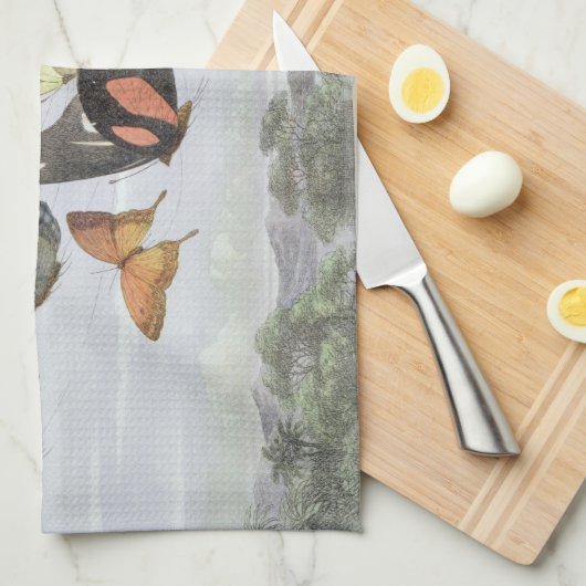 Die Beförderung der Märchenkönigin | Elf World Geschirrtuch (Viertel Falte)