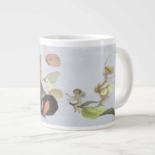 Die Beförderung der Märchenkönigin | Elf World Jumbo-Tasse (Vorderseite Rechts)
