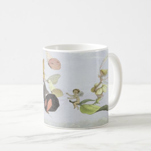 Die Beförderung der Märchenkönigin | Elf World Kaffeetasse (VorderseiteRechts)