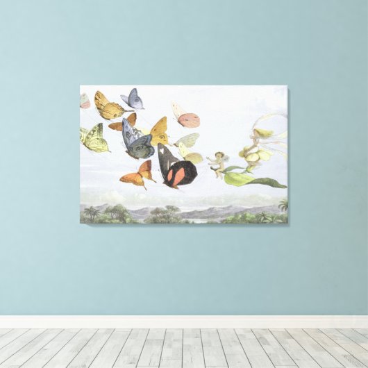 Die Beförderung der Märchenkönigin | Elf World Leinwanddruck (Insitu (Holzboden))