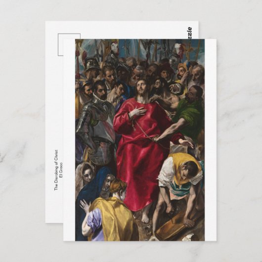 Die Befreiung Christi von der Postkarte El Greco (Vorne/Hinten)