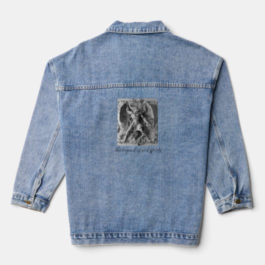 Die Befreiung der bösen Ghost-Legende Jeansjacke (Rückseite)