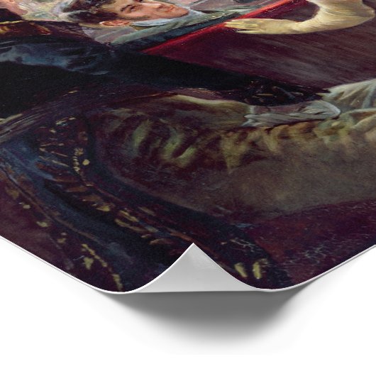 Die Begegnung im Theater Poster (Ecke)