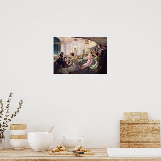 Die Begegnung im Theater Poster (Küche)