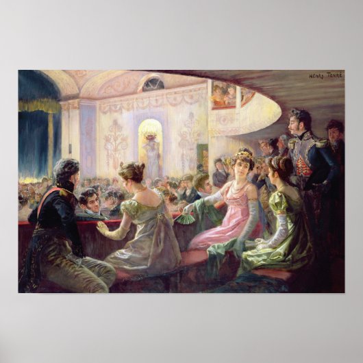 Die Begegnung im Theater Poster (Vorne)