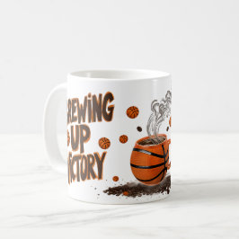 Die Begeisterung für den Sieg der Basketballfans Kaffeetasse