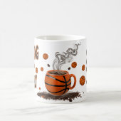 Die Begeisterung für den Sieg der Basketballfans Kaffeetasse (Mittel)
