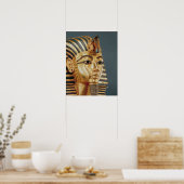 Die Begräbnismaske von Tutankhamun Poster (Küche)