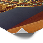 Die Begräbnismaske von Tutankhamun Poster (Ecke)